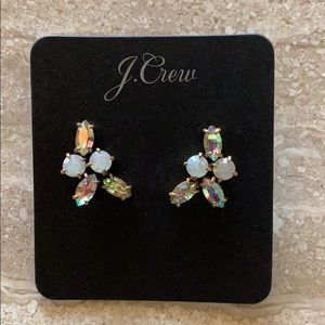 NWT J CREW IRIDESCENT EARRINGS
